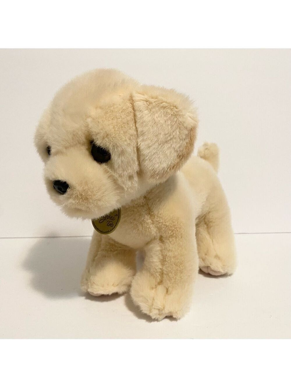 Miyoni Aurora Yellow Lab Plush Puppy Dog Stuffed Animal Toy 10”